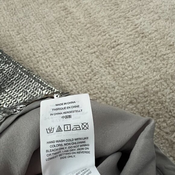 J. Crew Sequin Party Blouse Top With Black Bow in Back 4 - Picture 10 of 10